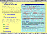 Example of editing exercise