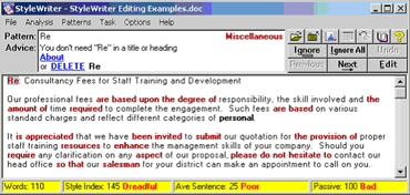 Click to see the original business letter example